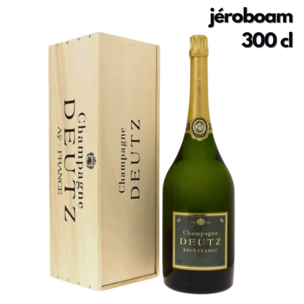 Champagne Deutz Brut Classic En Caisse Bois 300cl
