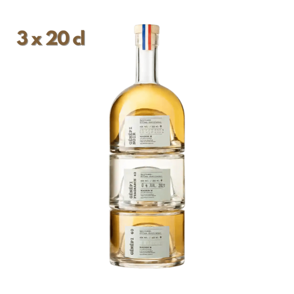 Maison M Trilogie Génépi 3 x 20cl